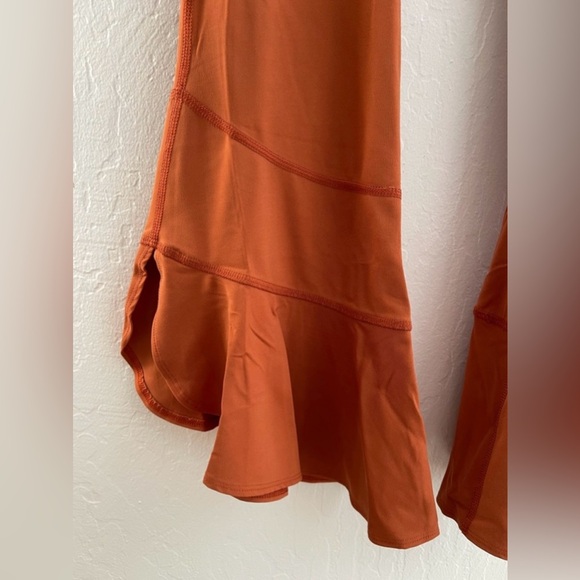 Free People Movement Orange Leggings - Picture 3 of 6